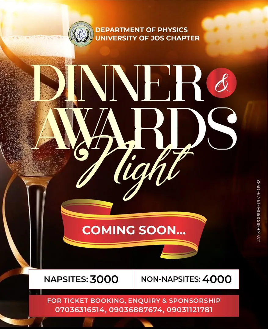Dinner & Awards Night cover