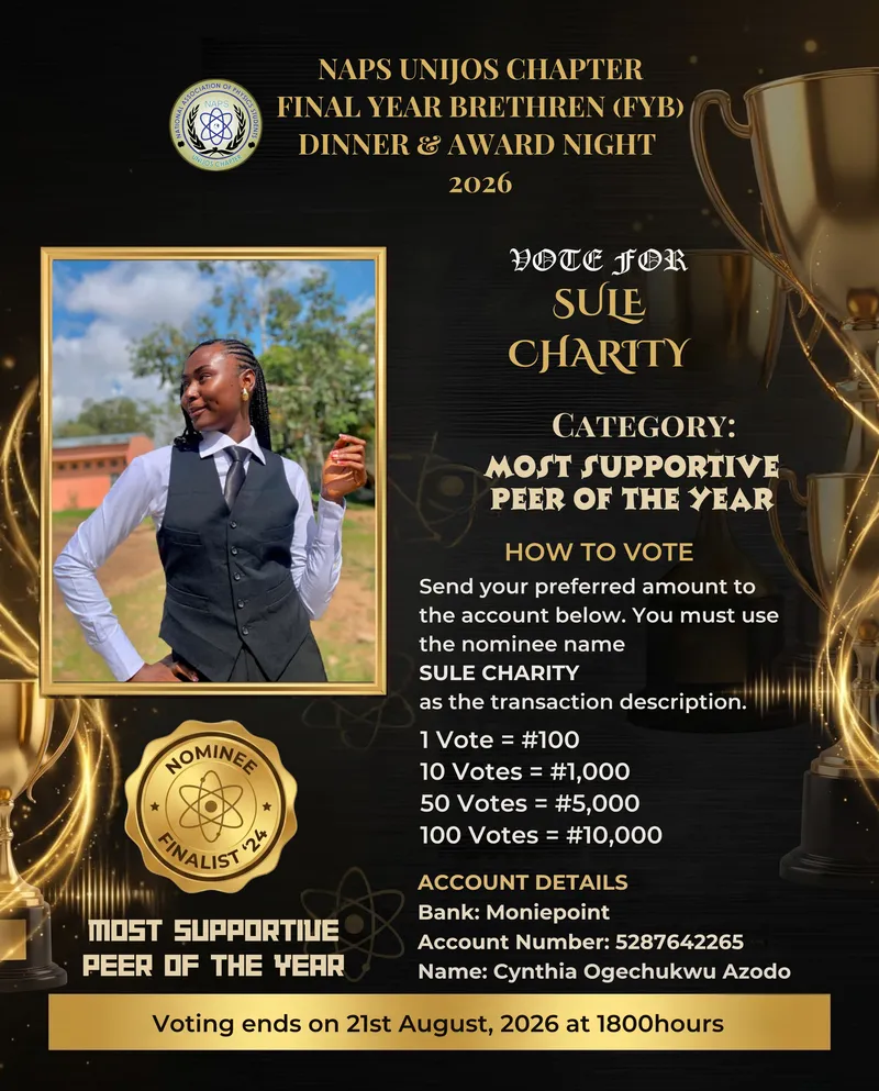 Campaign Flier for Sule Charity